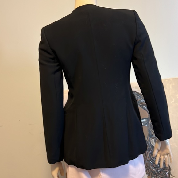 GIORGIO ARMANI Black Chic Zipped Blazer - Picture 3 of 7